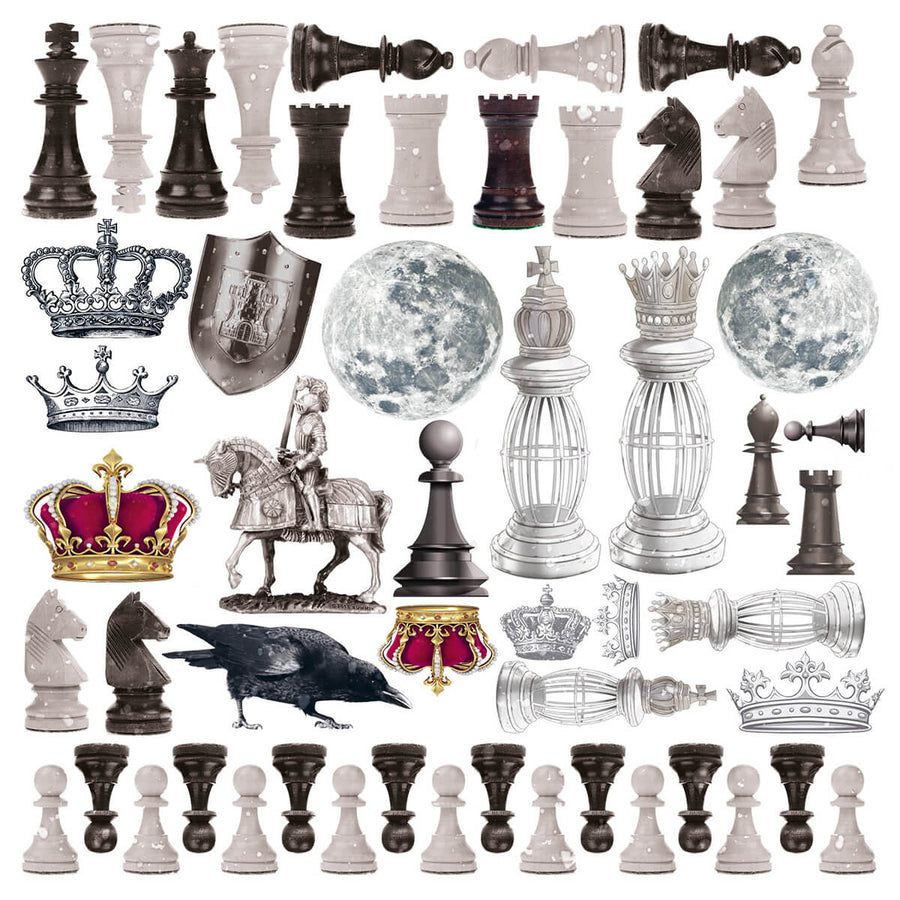 6x6 London's Calling - Fussy Cut Pad - 24/Pkg + 1 Free deluxe sheet - Ciao Bella