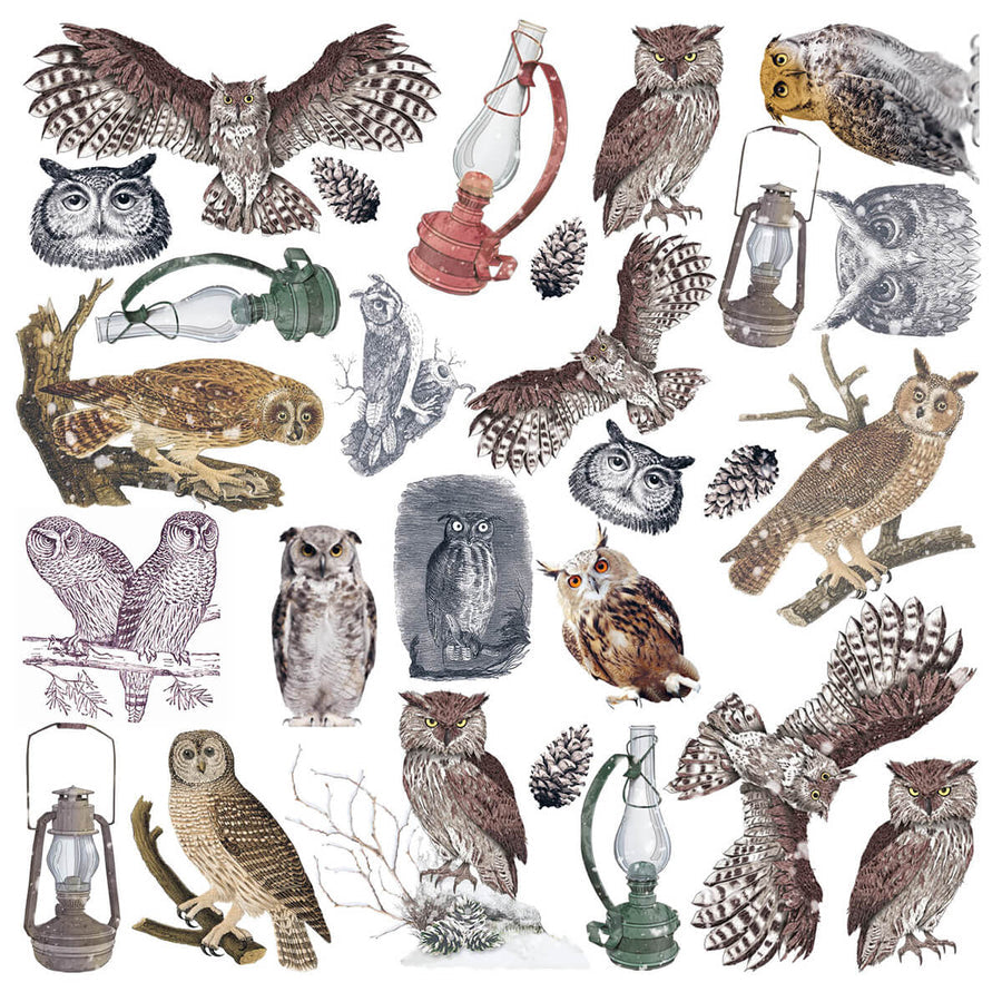 6x6 London's Calling - Fussy Cut Pad - 24/Pkg + 1 Free deluxe sheet - Ciao Bella