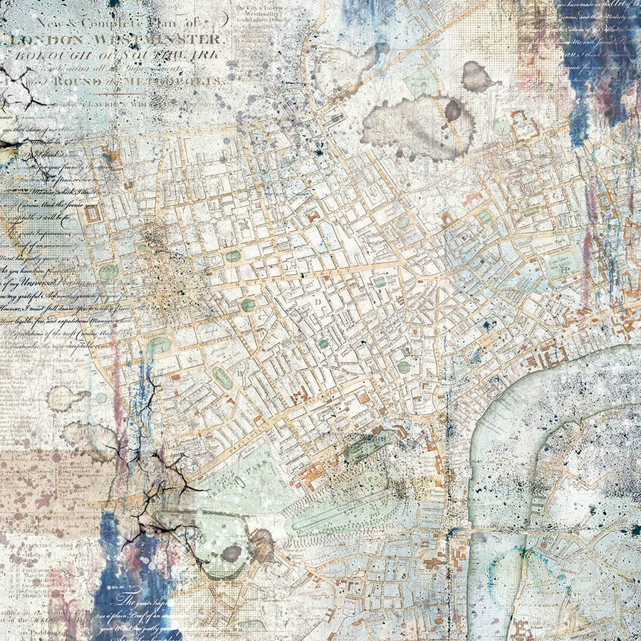 6x6 London's Calling - Fussy Cut Pad - 24/Pkg + 1 Free deluxe sheet - Ciao Bella