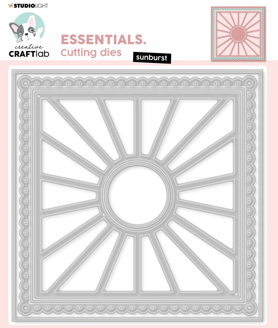 6x6 Sunburst - Cutting Die - Essentials - Studio Light