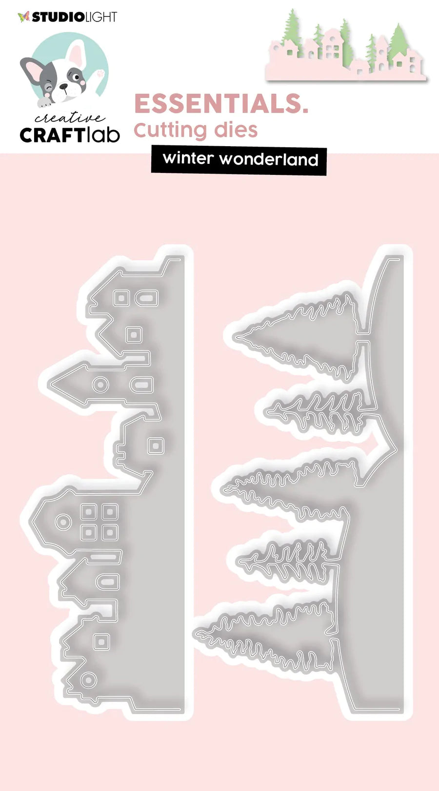 4x3 Cutting Die - Winter Wonderland - Essentials - Studio Light