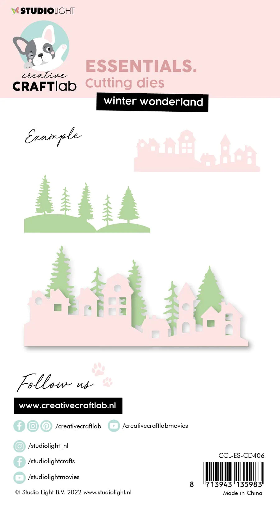 4x3 Cutting Die - Winter Wonderland - Essentials - Studio Light