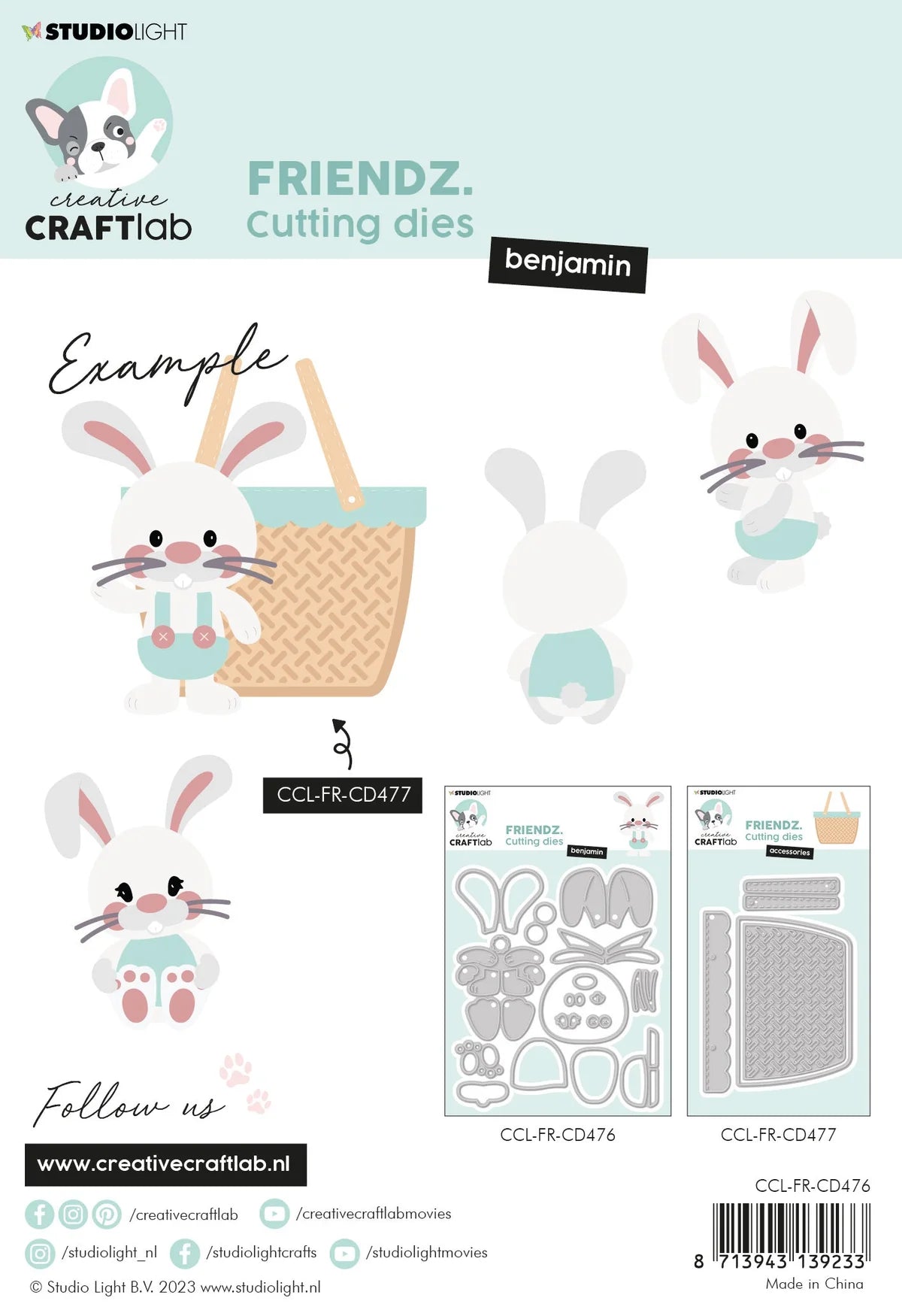 Cutting Die - Benjamin -Friendz - Studio Light
