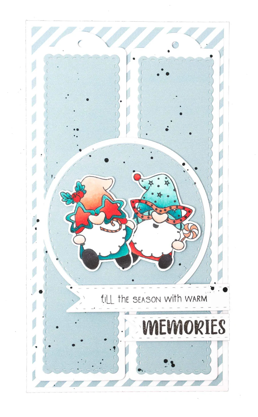 8x4 - 3D Embossing Folder - Snowflake Kisses - Essentials - Studio Light