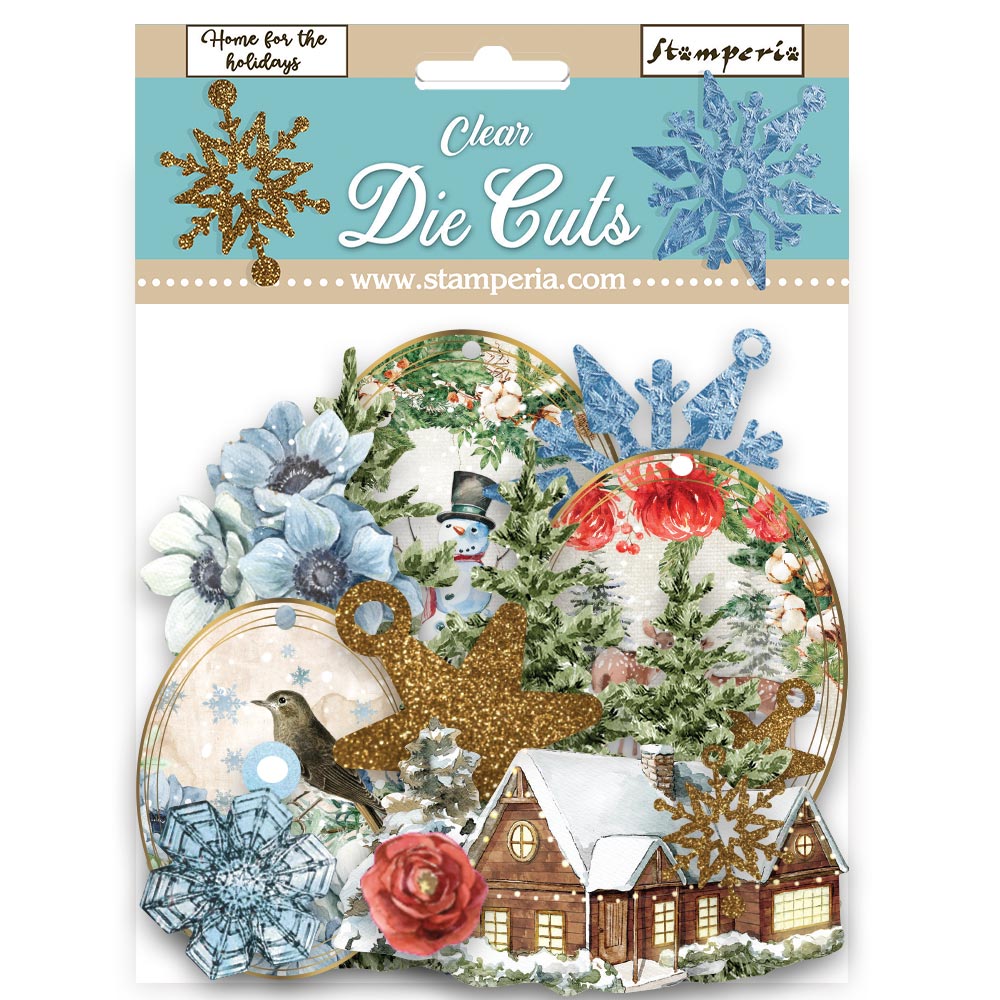 Home For The Holidays - Clear Die Cuts - Stamperia