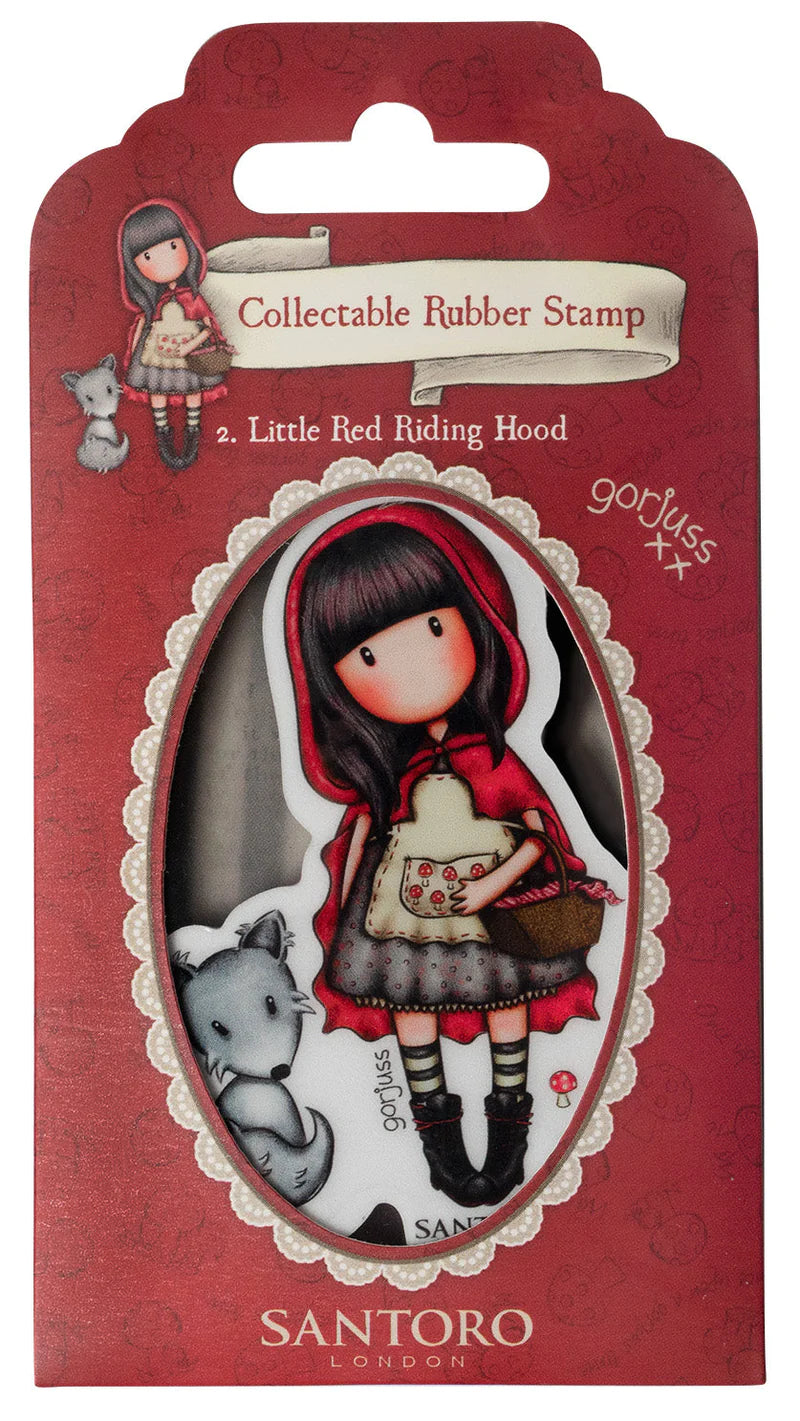 Red Riding Hood - Gorjuss - 2.2 x 3.5 inch Cling Stamp - Studio Light