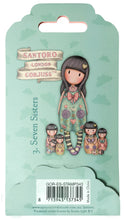 Seven Sisters - Gorjuss - 2.2 x 3.5 inch Cling Stamp - Studio Light