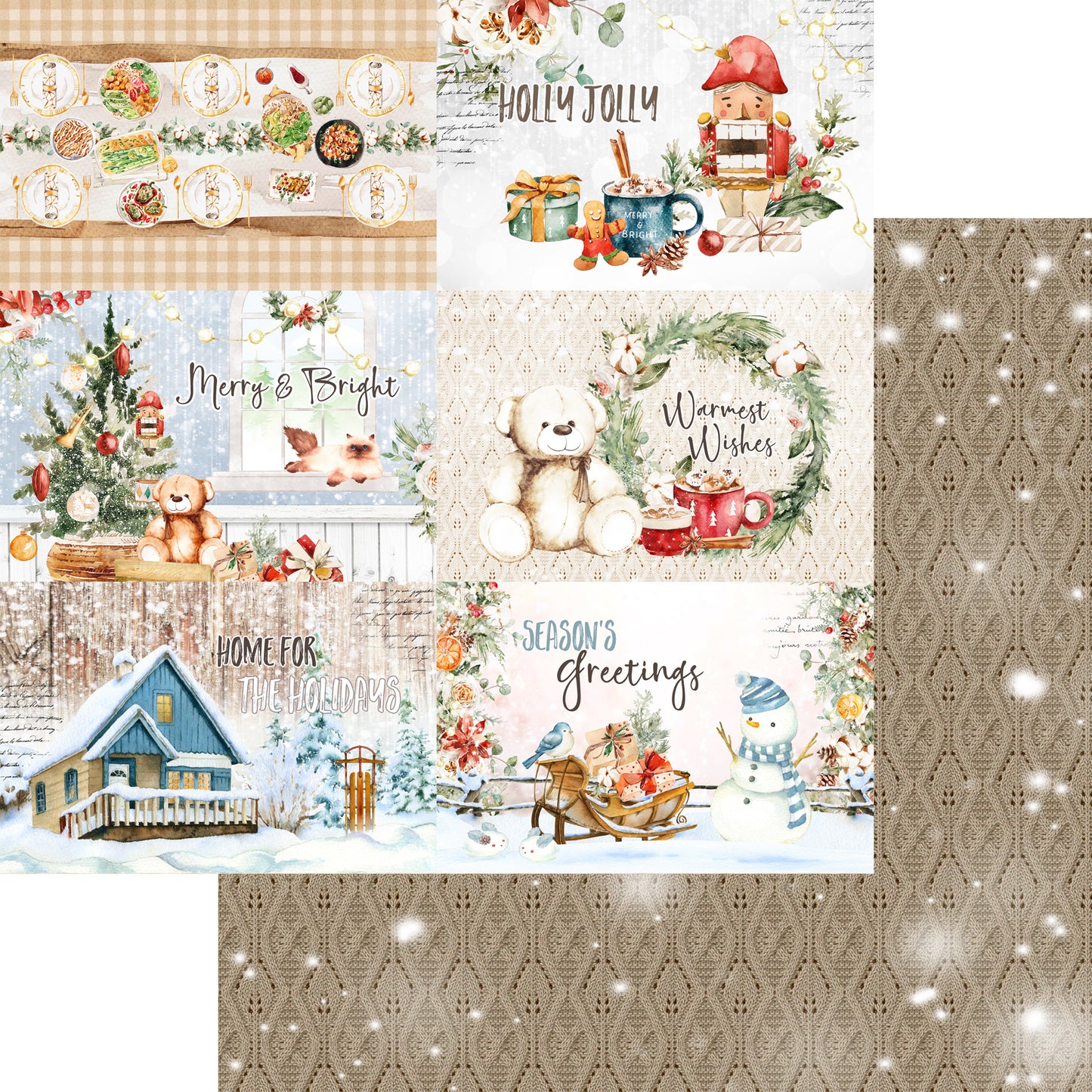 6x6 Paper Collection Pack - Home for the Holidays - Memory Place - Asuka Studio