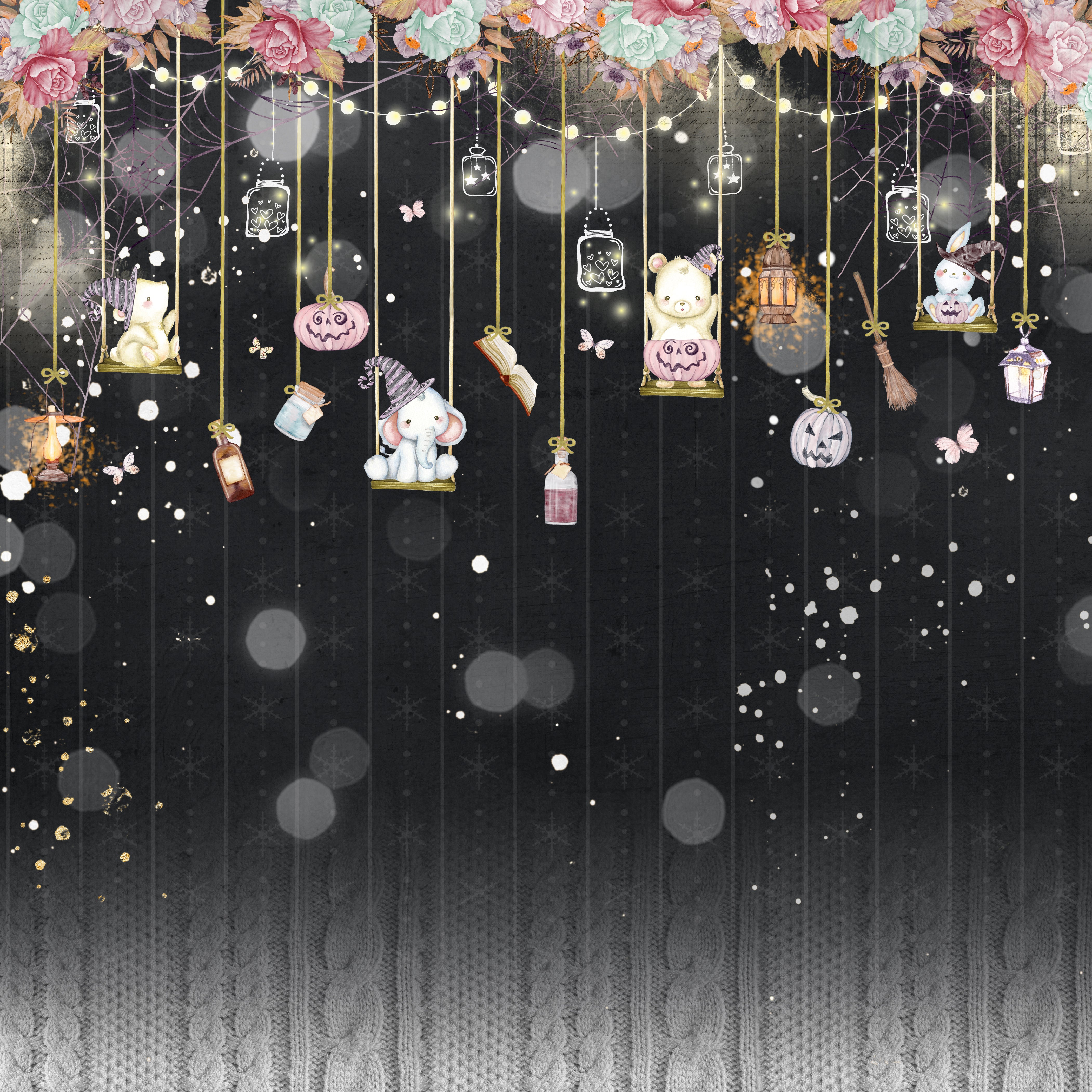 12x12 Paper Bundle Deal - Halloween in Dreamland - Asuka Studio