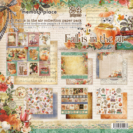 6x6 Paper Collection Pack - Fall Is In The Air - Memory Place - Asuka Studio