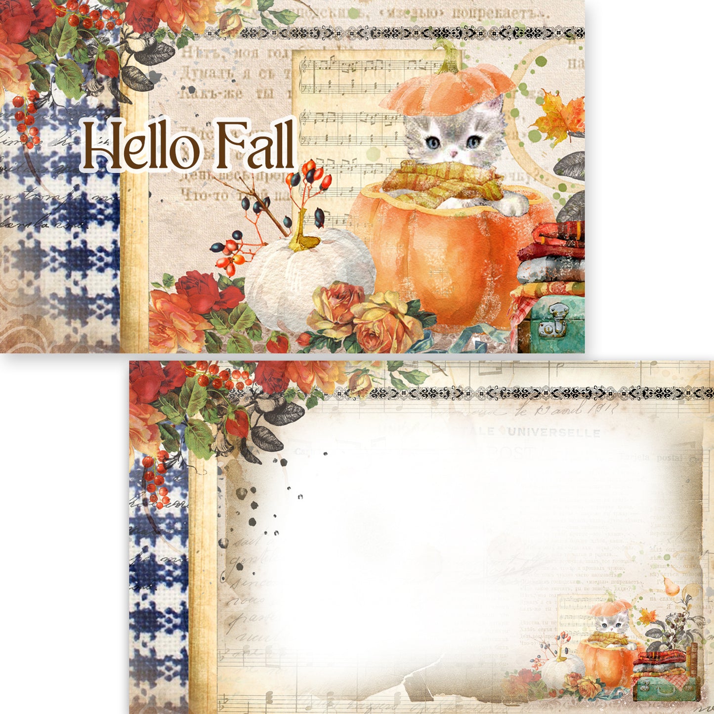 Journal Cards - Fall Is In The Air - Memory Place - Asuka Studio