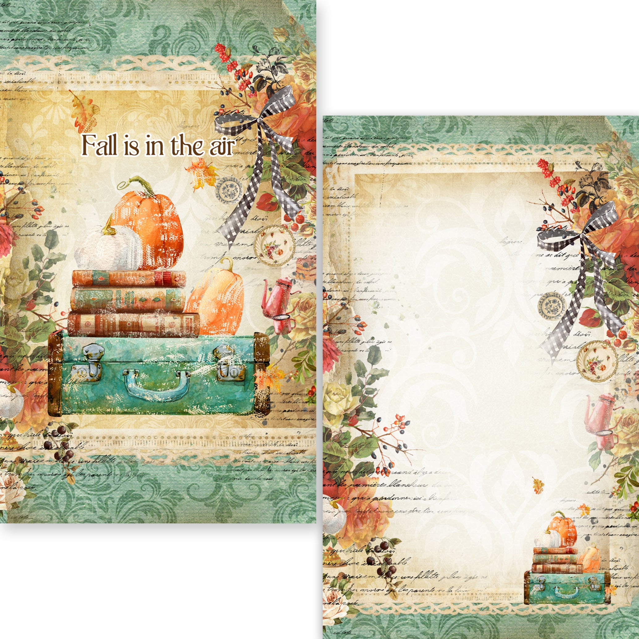 Journal Cards - Fall Is In The Air - Memory Place - Asuka Studio