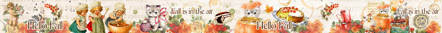 Washi Tape 1 - Fall Is In The Air - Memory Place - Asuka Studio