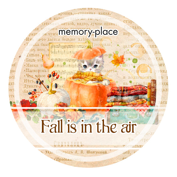 Washi Tape 1 - Fall Is In The Air - Memory Place - Asuka Studio