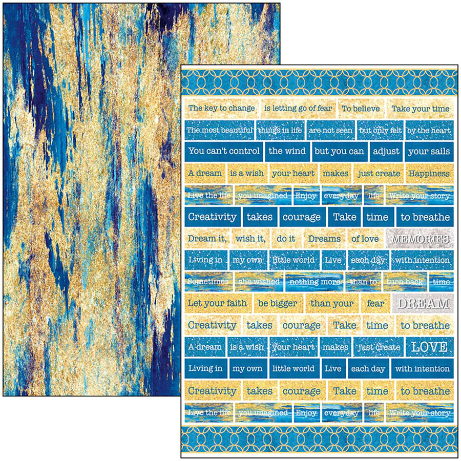 A4 - Indigo - Creative Paper Pad - 9/Pkg - Ciao Bella