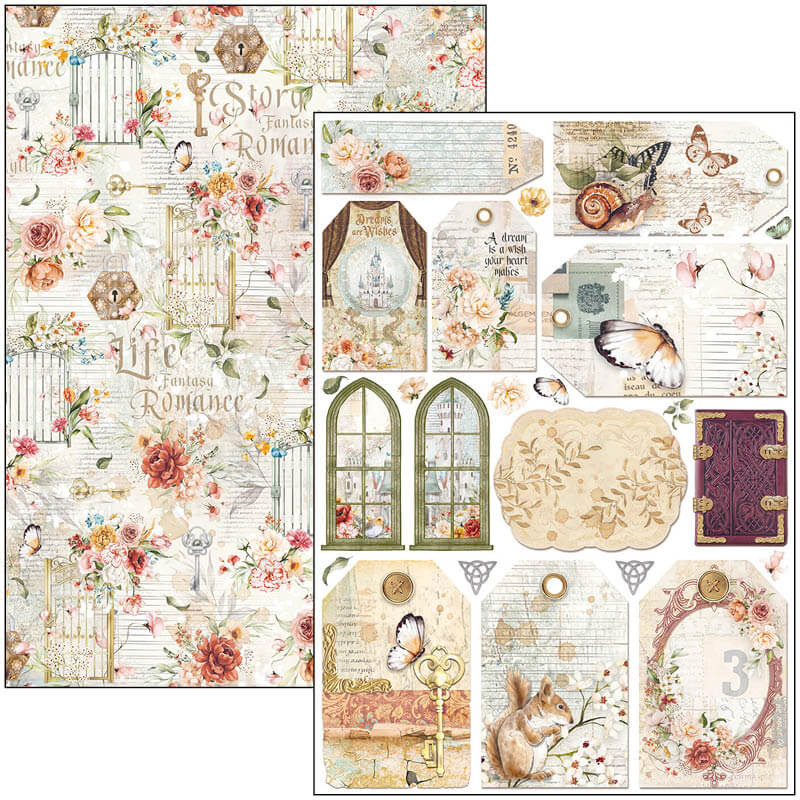 A4 - Reign of Grace - Creative Pad - 9/Pkg - Ciao Bella