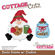 4x4 Santa Gnome with Cookies - Die - Cottage Cutz
