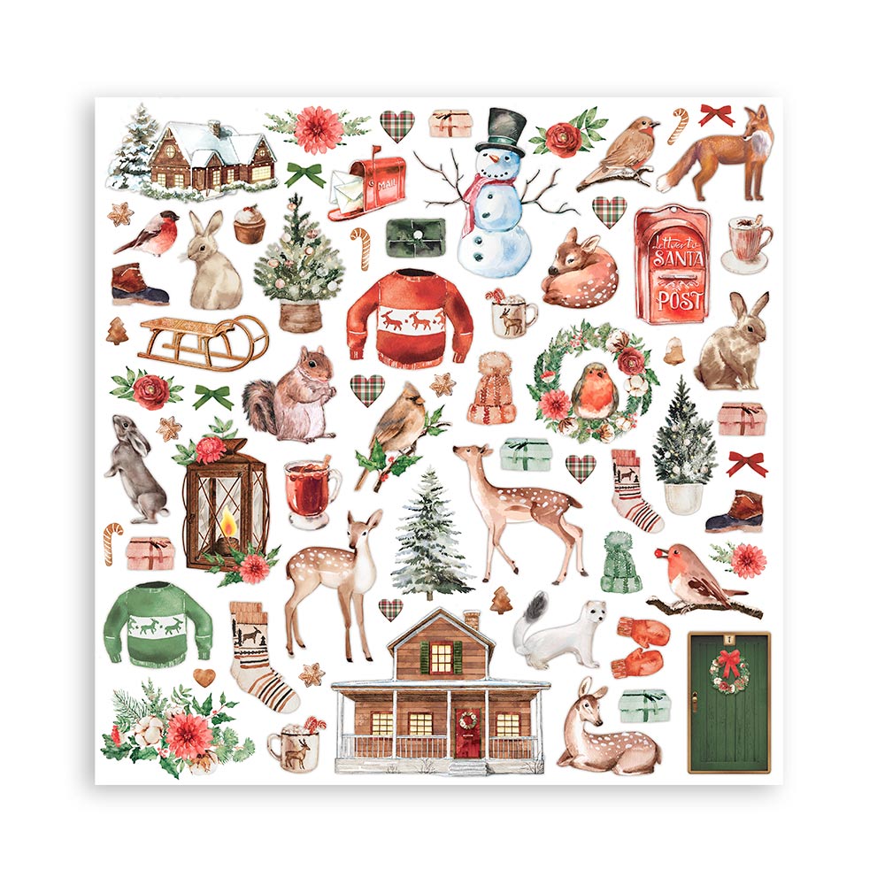 Home For The Holidays - 12x12 Inch - Double Sided Paper Pad  - Stamperia
