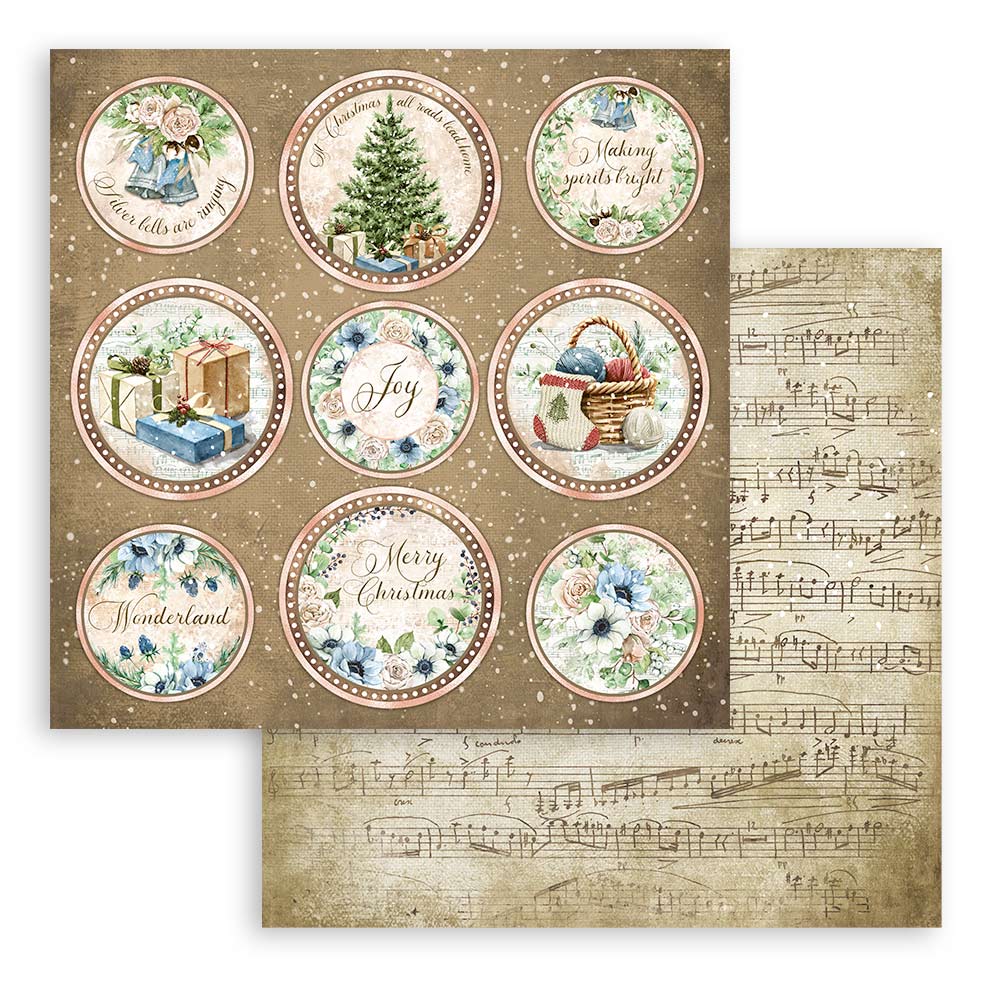 Cozy Winter -  12X12 Inch - Double Sided Paper Pad - Stamperia