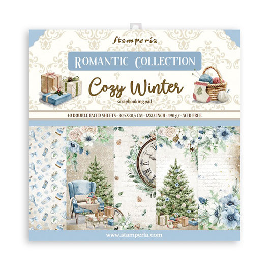 Cozy Winter -  12X12 Inch - Double Sided Paper Pad - Stamperia