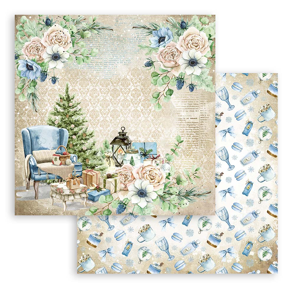 Cozy Winter -  12X12 Inch - Double Sided Paper Pad - Stamperia