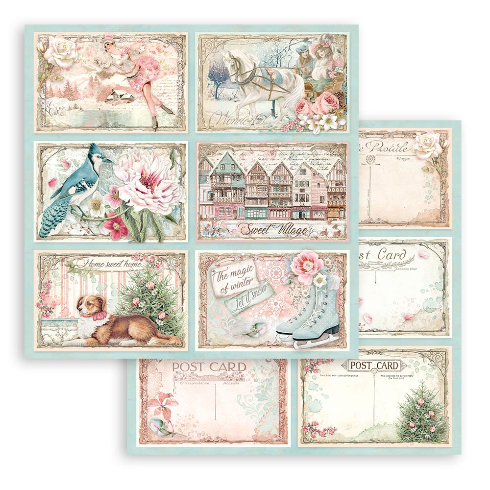 Sweet Winter - 12x12 Inch - Double-Sided Paper Pad - Stamperia
