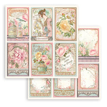 8x8 Inch - Rose Parfum - Scrapbooking Pad - Stamperia