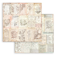 12x12 Inch - Background Selection - Rose Parfum - Scrapbooking Pad - Stamperia
