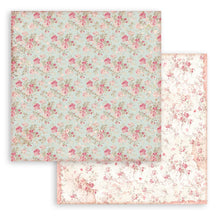 8x8 Inch - Background Selection - Rose Parfum - Scrapbooking Pad - Stamperia