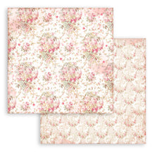 12x12 Inch - Background Selection - Rose Parfum - Scrapbooking Pad - Stamperia