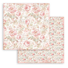 12x12 Inch - Background Selection - Rose Parfum - Scrapbooking Pad - Stamperia