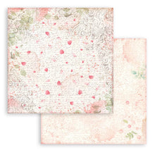 8x8 Inch - Background Selection - Rose Parfum - Scrapbooking Pad - Stamperia