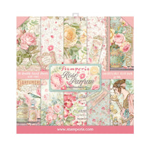 8x8 Inch - Rose Parfum - Scrapbooking Pad - Stamperia