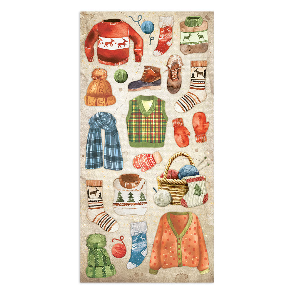 Home For The Holidays - Collectables - 6x12 Inch - Double Sided Paper - Stamperia