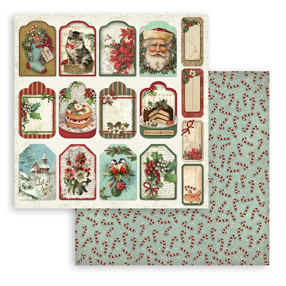 Classic Christmas - 6x6 Inch - Double Sided Paper Pad  - Stamperia