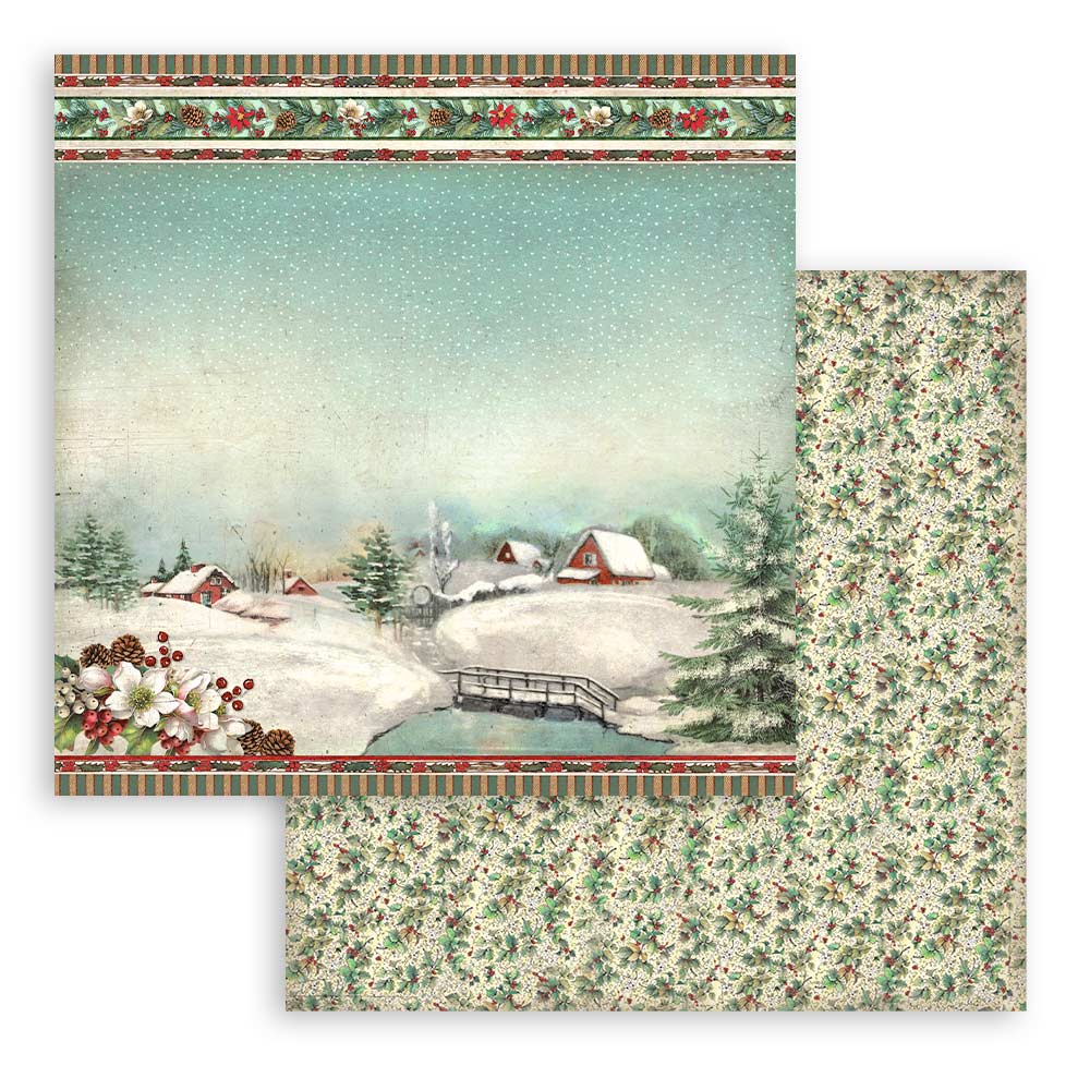 Classic Christmas - 6x6 Inch - Double Sided Paper Pad  - Stamperia