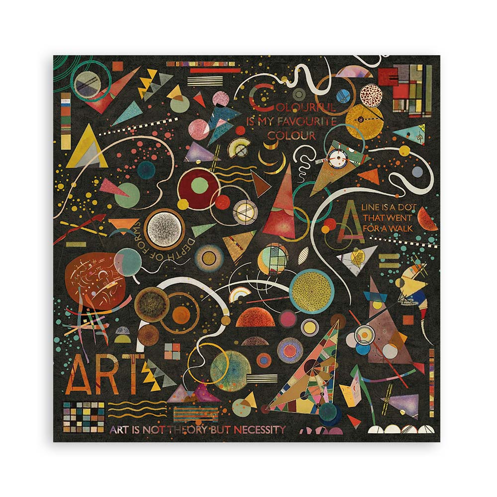 Stamperia - Bauhaus - Scrapbooking Pad - 10 Sheets  - 12x12 Inch