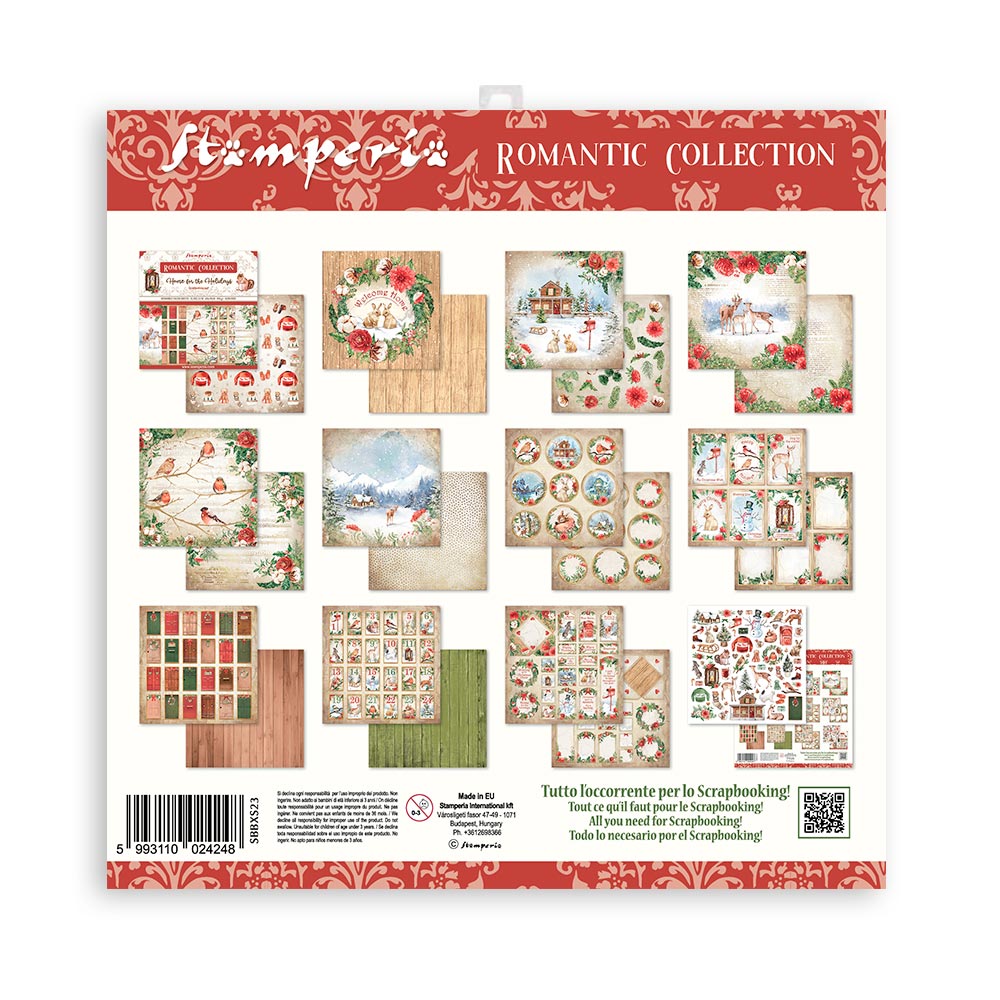 Home For The Holidays - 6x6 Inch - Double Sided Paper Pad - Stamperia