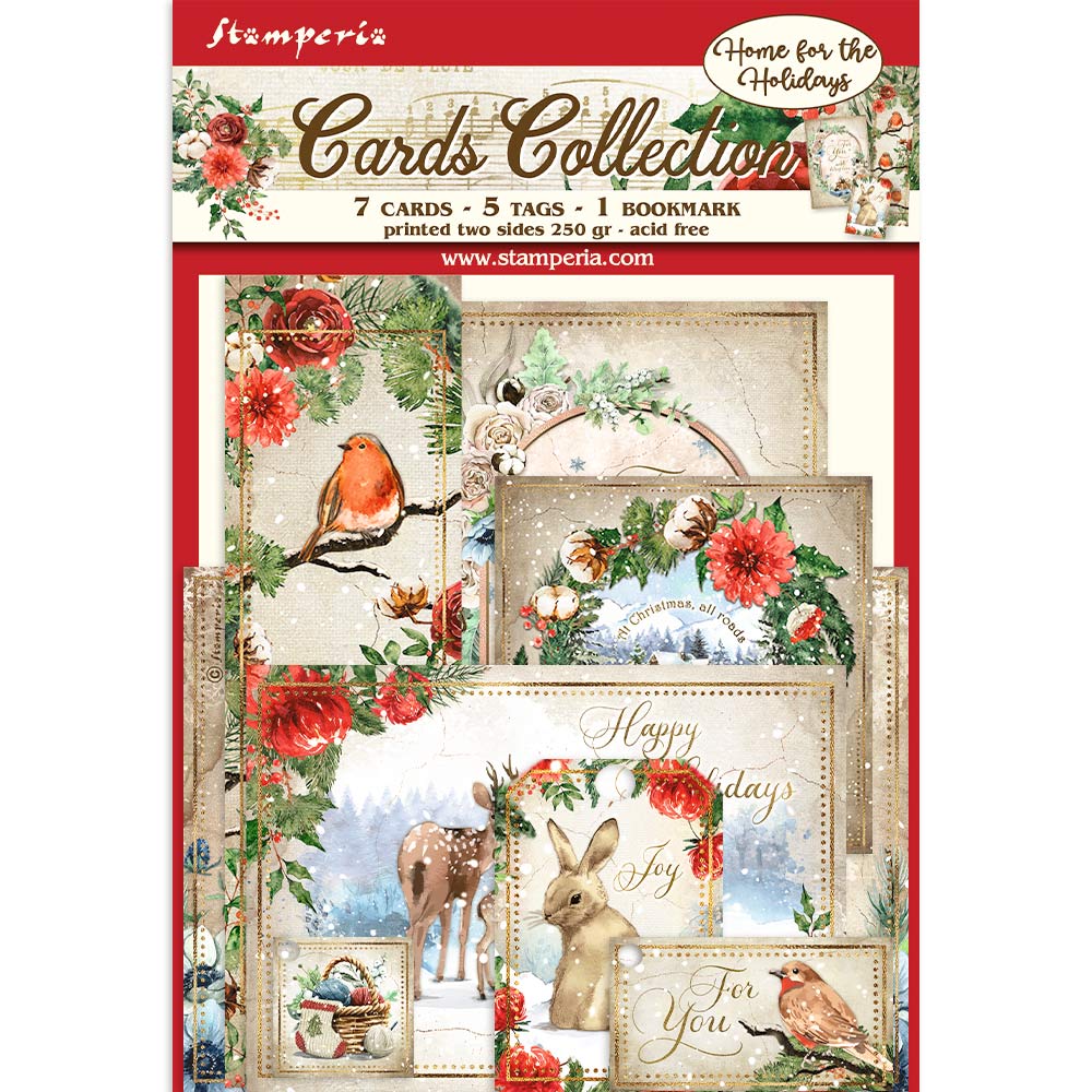 Home For The Holidays - Cards Collection - Stamperia