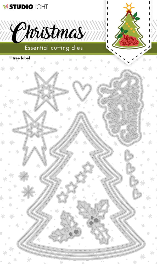 6x4 Christmas Tree Die - Cutting Dies - Essentials - Studio Light