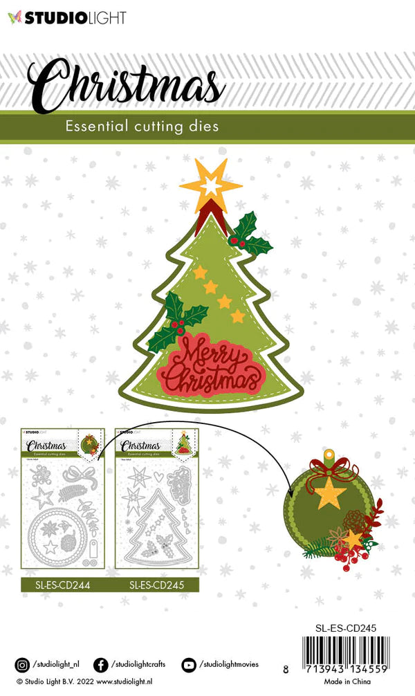 6x4 Christmas Tree Die - Cutting Dies - Essentials - Studio Light