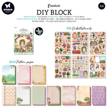 Secret Garden - A4 DIY Paper Block - Die Cuts - Studio Light