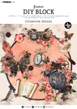 Steampunk Dreams - A4 DIY Paper Block - Die Cuts - Studio Light