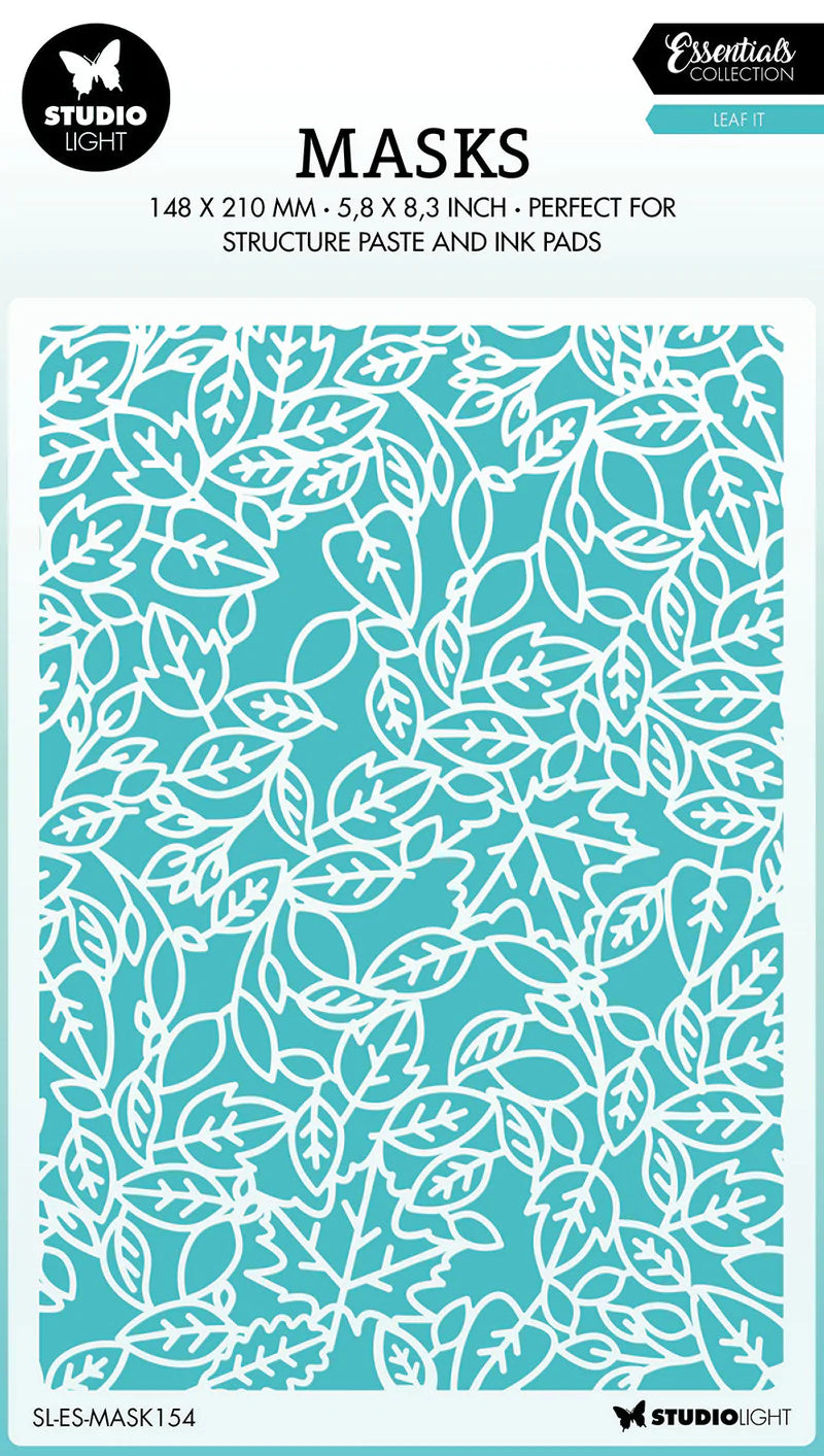8x6 Stencil - Leaf It - Mask Essentials - Studio Light