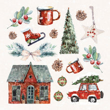 6x6 Die Cut Block - Let It Snow - Paper Elements - Studio Light Nr. 27