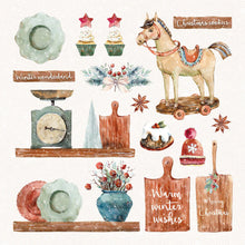 6x6 Die Cut Block - Let It Snow - Paper Elements - Studio Light Nr. 27