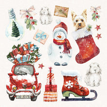 6x6 Die Cut Block - Let It Snow - Paper Elements - Studio Light Nr. 27