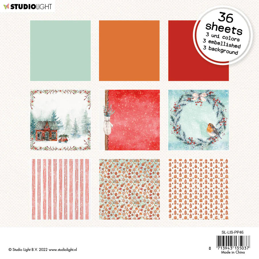 6x6 Paper Pad - Let It Snow - Studio Light Nr 46