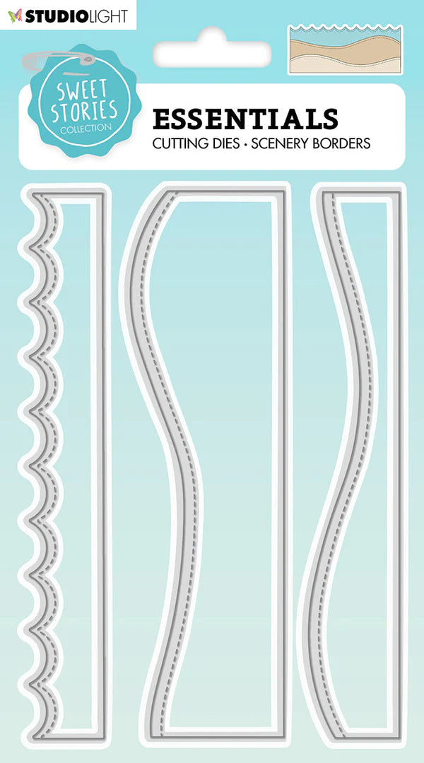 8x4 Border Die - Sweet Stories - Cutting Die Essentials - Studio Light