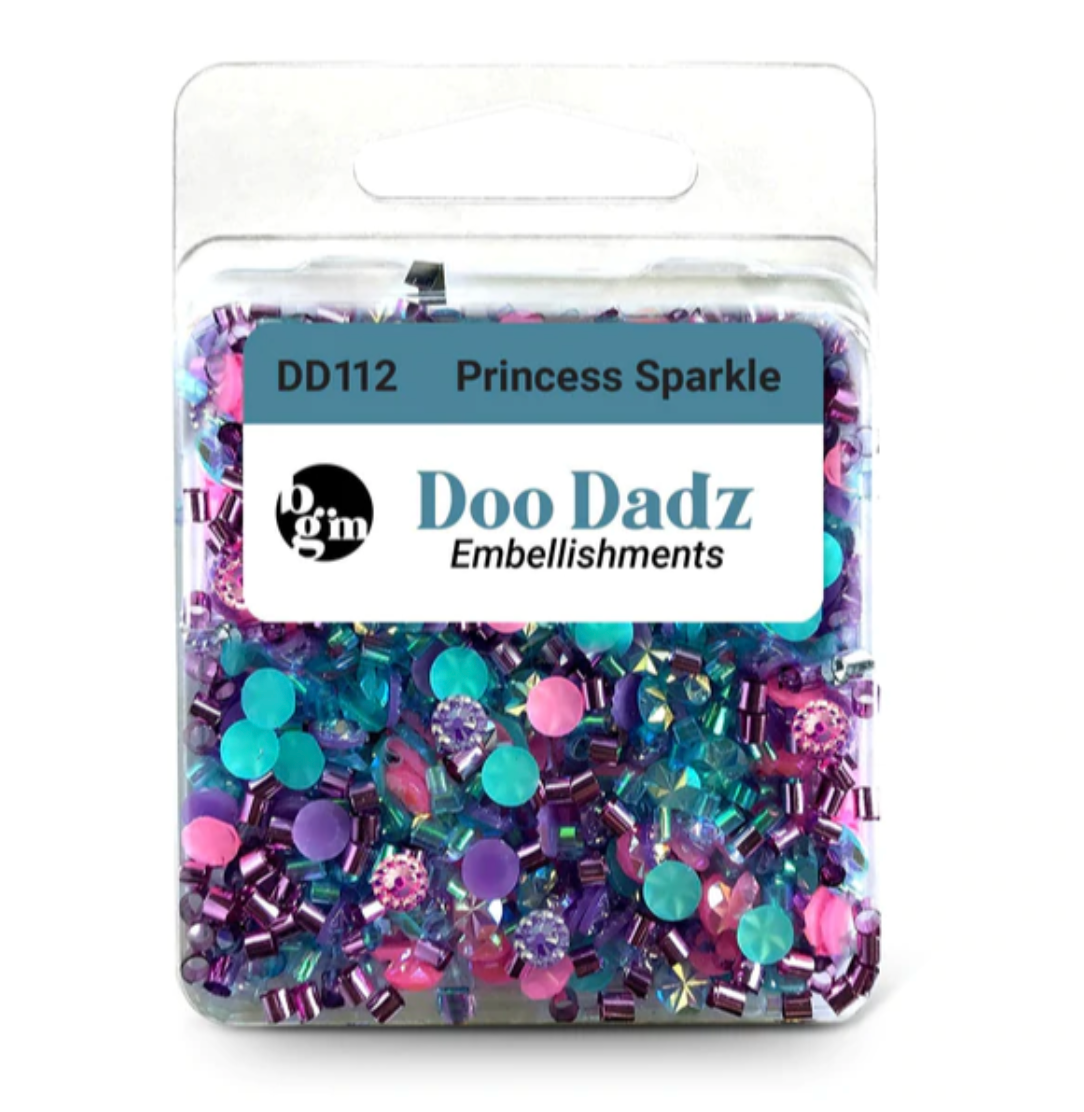 Buttons Galore - Doo Dadz - Princess Sparkle - Embellishments Buttons Galore